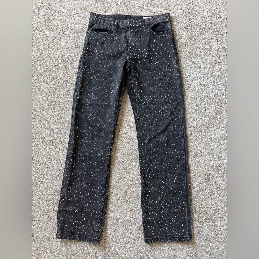 Zara Black Jeans with rhinestones
